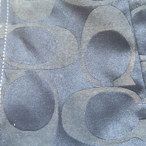 Genuine Coach Purse - Black on Black - Picture 6 of 6